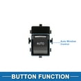 thumbnail image 3 of Interruptor de ventana eléctrica Unique Bargains No.BB5Z14529BB para el lado del pasajero delantero derecho para Ford Explorer Taurus Police Interceptor Sedan Negro, 3 of 7