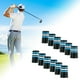 thumbnail image 3 of Virolas de hierro de golf de goma .370, paquete de 12, virola de golf para cuña de hierro con punta cónica para Azul Blanco Negro, 3 of 8