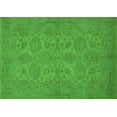 thumbnail image 1 of Ahgly Company Machine Washable Indoor Rectangle Oriental Green Traditional Area Rugs, 8' x 10', 1 of 4