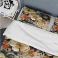thumbnail image 4 of Designart "White Petal Paradise II" Floral Bedding Covert Set - Cottage Bed Set With 2 Shams, 4 of 5