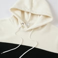 thumbnail image 6 of fatyb Mens Fleece Hooded Sweatshirts Casual Long Sleeve Pullover for Men Colorblock Hoodies with Pocket, 6 of 7