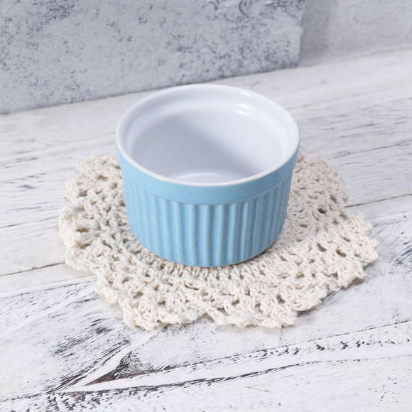 OUNONA 10 Pcs Crochet Coasters Flower Cotton Anti Slip Retro Style Table Protection