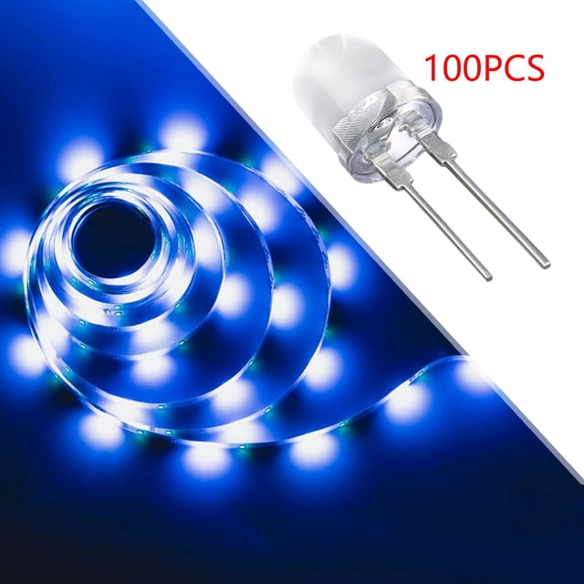 Cuentas de lámpara de diodo emisor de luz Colamx 100 Uds 10mm