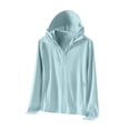 thumbnail image 5 of jiaxiM Womens Hoodie Uv Sun Protection Sheer Long Sleeve Top Quick Dry Shirts for Women Dressy Casual Light Weight Jackets Womens for Hiking Outdoor, 5 of 5