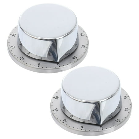 

2 Pcs Cooking Alarm Counter Magnetic Kitchen Timer Clock Baking Reminder Gadget