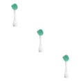 thumbnail image 4 of Cepillo de limpieza facial Seitruly Silicona Exfoliante Verde Blanco, 4 of 6
