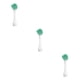 thumbnail image 4 of Cepillo de limpieza facial Seitruly Silicona Exfoliante Verde Blanco, 4 of 6
