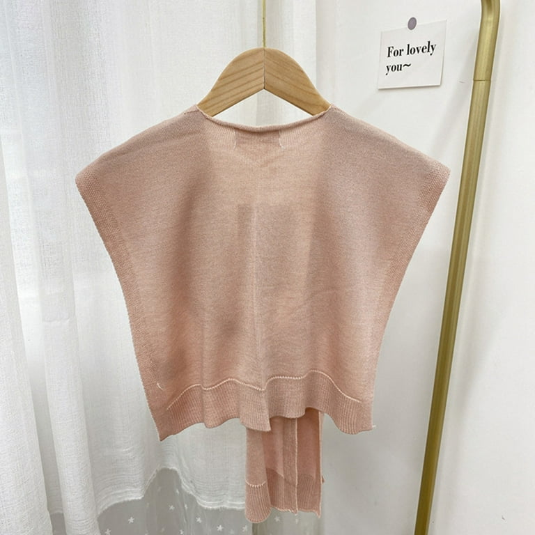 RUNZETA Women Autumn Knit Shawl Scarf Solid Color Tie Knot RUNZETA Women Autumn Knit Shawl Scarf Solid Color Tie Knot