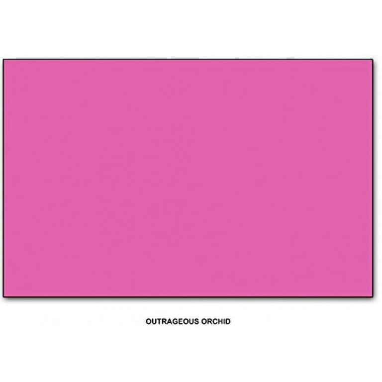 Astrobrights Color Cardstock, 65lb, 8.5 x 11, Outrageous Orchid, 250/Pack