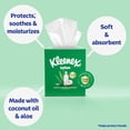 thumbnail image 4 of Lotion Facial Tissues with Coconut Oil, 8 Cube Boxes, 80 Tissues Per Box, 3-Ply, 4 of 4