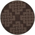 thumbnail image 3 of SAFAVIEH Martha Stewart Knot Geometric Wool Area Rug, Chocolate Truffle, 3' x 5', 3 of 8
