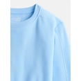 thumbnail image 2 of Athletic Works Girl's Active Core Fleece Crewneck Sweatshirt, Sizes 4-18 & Plus, 2 of 3