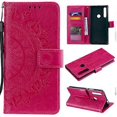 thumbnail image 1 of Étui de Téléphone Compatible Huawei P smart Z Totem Fleur Embossée Horizontale Flip TPU + Cuir PU_le Cadeau Ultime, 1 of 5