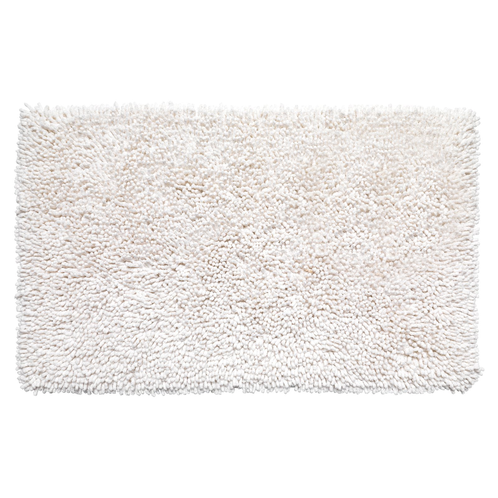 Sweet Home Collection Shaggy Chenille Cotton Noodle Bathroom Rug
