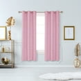 thumbnail image 6 of Deconovo Blackout Curtains for Living Room, Curtains 84 Inches Long, Constellation Pattern Foil Printed Energy Reducing Curtains (Pink, 42 x 84 Inch, 2 Panels), 6 of 6
