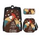 thumbnail image 1 of Balery Rooster And Chicken Mochila escolar 3 en 1 para niños: mochila resistente con lonchera térmica y estuche para lápices. Mochila escolar para niños y niñas., 1 of 7