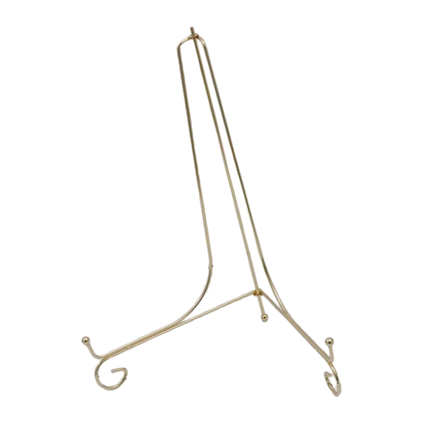Effective Metal Plate Display Stands Elegant Storage Rack Portable Display Easels for Pictures, Plates and Artwork