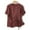Red, variant on Womens Side Lace Shirts Casual Loose Shirt Short Sleeve Button down Blouses Summer Beach Comfy Blouses Tee