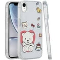 thumbnail image 6 of For Apple iPhone SE 3 (2022) SE/8/7 Case, Fashion Layer Design Slim IMD TPU Protective, Shockproof Hybrid Stylish Durable Hard PC Phone Cover (Bow Knot), 6 of 8
