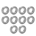thumbnail image 1 of 10 Pcs Roulement Miniature Rouleau en Acier Inoxydable Pièces de Rechange S6007ZZ 62x35x14mm, 1 of 10