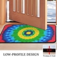 thumbnail image 3 of Colorful Tie Dye Circle Pattern Door Rugs,Washable Non Slip Door Mats Indoor,Decorative Door Mats,Entry Mat Indoor for Entrance,Bedroom,Kitchen,Bathroom,30"x17", 3 of 6