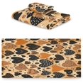thumbnail image 2 of Coolnut Leopard Heart Towels 3 Pack Bath Towels for Bathroom Set Soft Cotton Highly Absorbent Lightweight & Quickdry Towel Set 1 Bath Towel,1 Hand Towel,1 Washclothe Wash cloth, 2 of 6