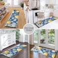 thumbnail image 6 of Yayeee Runner Rug for Bedroom 2'x6' Machine Washable Hallway Non Slip Mat, Retro Plaid Lemon, 6 of 8