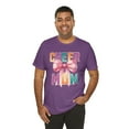 thumbnail image 3 of Cheer Mom, Bella & Canvas, Unisex, Cotton Short Sleeve T-Shirt, XS - 5XL, 3 of 5