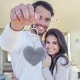 thumbnail image 4 of Valentine's Day Plush Heart Keychain - 3.14" Cute Furry Bag Charm for Women, Novelty Purse Accessory Gift for Her, Girls, Funny Keyring for Handbags & Backpacks, 4 of 6