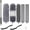 9pcs, variant on 4 count Microfiber Cobweb Duster with 100-inch Extendable Pole, Washable and Cleaning Duster Kit with 3 Duster Heads,Dusters for Cleaning with Telescopic Pole for High Ceiling Fan