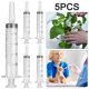 thumbnail image 1 of JShteea Jeringa Líquida Reutilizable 5 Uds. 20ml para Alimentación Alimentos Hidropónicos Industriales, 1 of 8