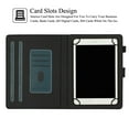 thumbnail image 3 of Artyond Universal Case for 10.0" Tablet, PU Leather Stand with Card Slots Case for Samsung Galaxy Tab 9.6/9.7/10.1/10.4/10.5,iPad 9.7/10.2/10.5,Kindle HD10/HD10 Plus,Android 10 inch Tablets, Green, 3 of 7