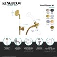 thumbnail image 4 of Kingston Brass KX1052SD Victorian Hand Shower Kit, Polished Brass, 4 of 5