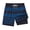 Black & Blue, variant on Men's Swim Trunks Quick Dry Loose Fit Board Shorts with Drawstring, Summer Beach Swimwear, Black Gray Gradient M