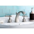 thumbnail image 6 of Milano Widespread Bathroom Faucet with Double Lever Handles Finish: Polished ..., 6 of 7