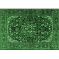 thumbnail image 1 of Ahgly Company Indoor Rectangle Medallion Emerald Green Traditional Area Rugs, 4' x 6', 1 of 4
