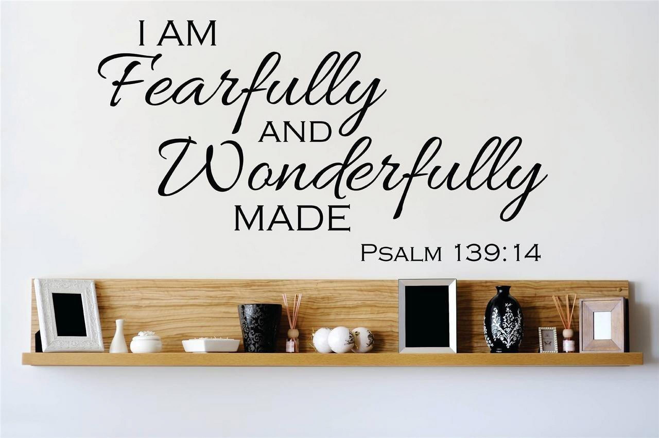 Bible Journaling Stickers/ Psalm 139:14 Graphic by Nann Digital Art ·  Creative Fabrica