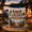 Black, variant on Personalized Coffee Mug Lakeside Bonfire Fall Cabin Nights