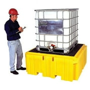 Vestil Manufacturing ISCP-1 1 IBC Spill Containment Pallet with Drain