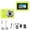 Green, variant on Extreme Thin Tiny Camera Keychain Plan 25g Weight for Easy Appendage to Pack otherwise Wrist Travel Addition