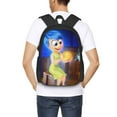 thumbnail image 4 of Yiaed inside out 2 Pattern Carry on Backpack,16.5x12.5x5.5 Personal Item Bag Carry On Backpack Water Resistant Lightweight Daypack, 4 of 6