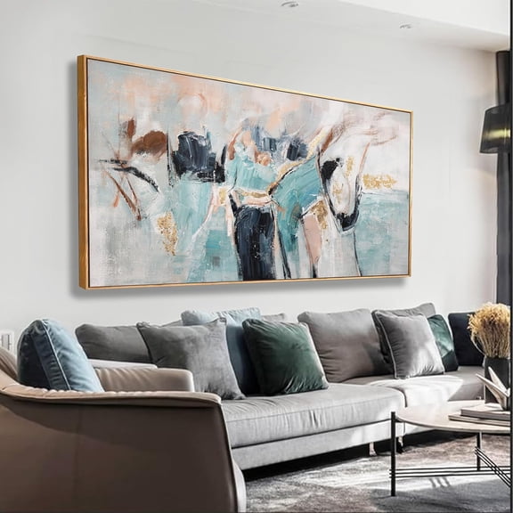 Aaheei Wall Art Modern Minimalism Canvas Artwork Modern Paintings Colorful Fantasy Graffiti Abstract Wall Art Decor For Living Room Kitchen Bedroom Office