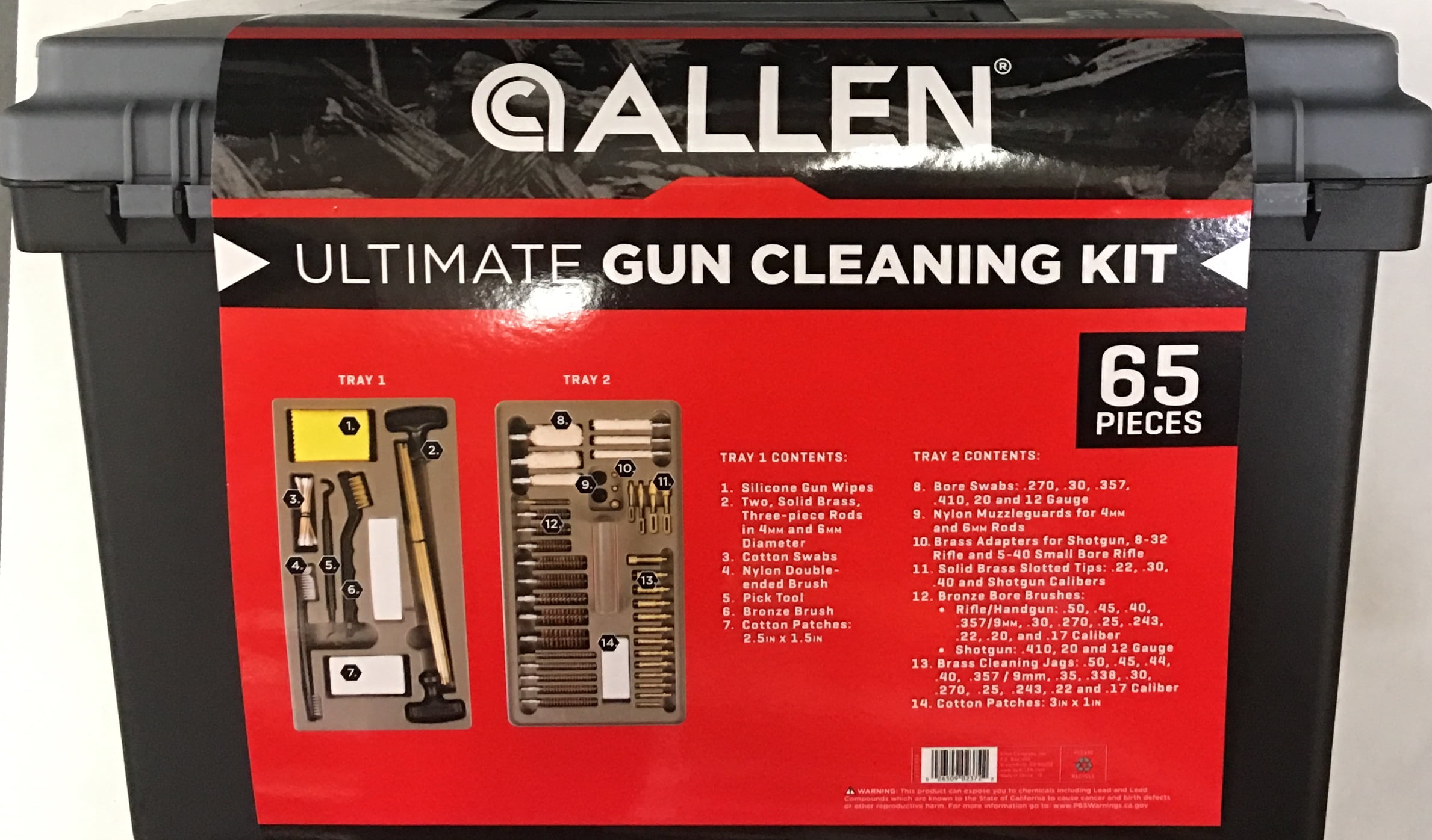Allen Ultimate Gun Cleaning Kit, 65 Piece