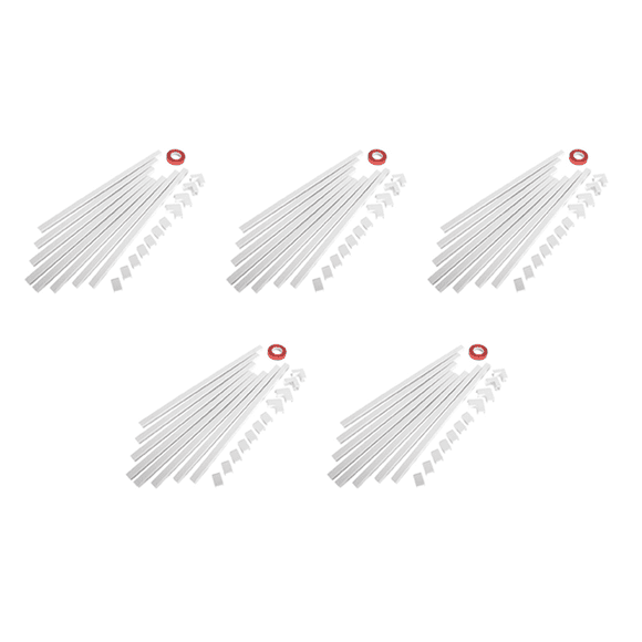 5set One-Cord Channel Cable Concealer- -03 Cord Cover Wall System - 125 Inch Cable Hider Raceway Kit