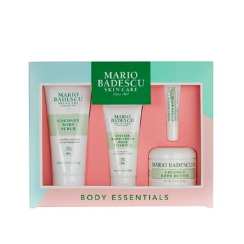 Mario Badescu Body Essentials Kit, 4 Piece Set