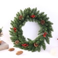 thumbnail image 3 of Easy to Hang Christmas Pine Cones Wreath Built in Hanging String Instantly Brighten Up Your Home for the Holidays, 3 of 5