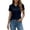 hwj# Navy778, variant on Polo Shirts For Women Short Sleeve Solid Color Three Button Collar Shirt Comfortable Athletic Top Slim Fit Fashionable Casual Sports Business Breathable Comfy Stylish Tee Blouse,RD3,S