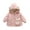 Pink, variant on Kaemgyyd Baby Girls Fleece Coat Winter Cute Sherpa Lined Hooded Jackets Casual Soft Zipper up Tops Warm Fall Outwear