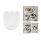 thumbnail image 3 of Juego de Platos de Cena, Juego de Platos Apilables de Cerámica, Bandeja de Servicio de Catering para Aperitivos, Resistente a Los Arañazos, para El Ho Tulipán Soledad Plato de postre, 3 of 10