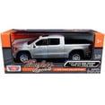 thumbnail image 3 of 2019 GMC Sierra 1500 SLT Crew Cab Pickup Truck Silver Metallic 1/24-1/27 Diecast Model Car by Motormax, 3 of 4